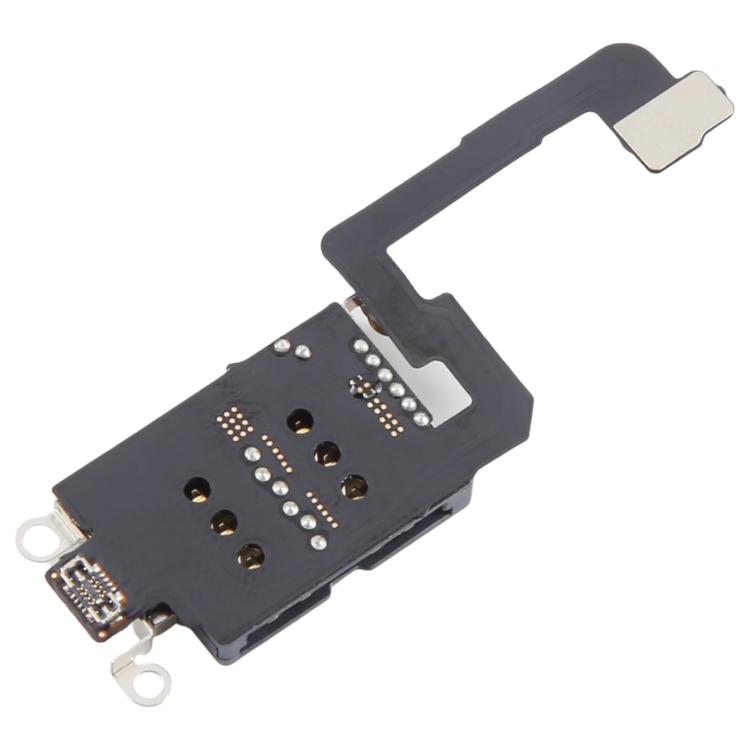 For iPhone 16 Plus Single SIM Card Holder Socket with Flex Cable - Flex Cable by PMc TechLife | Online Shopping South Africa | PMc TechLife | Buy Now Pay Later Mobicred