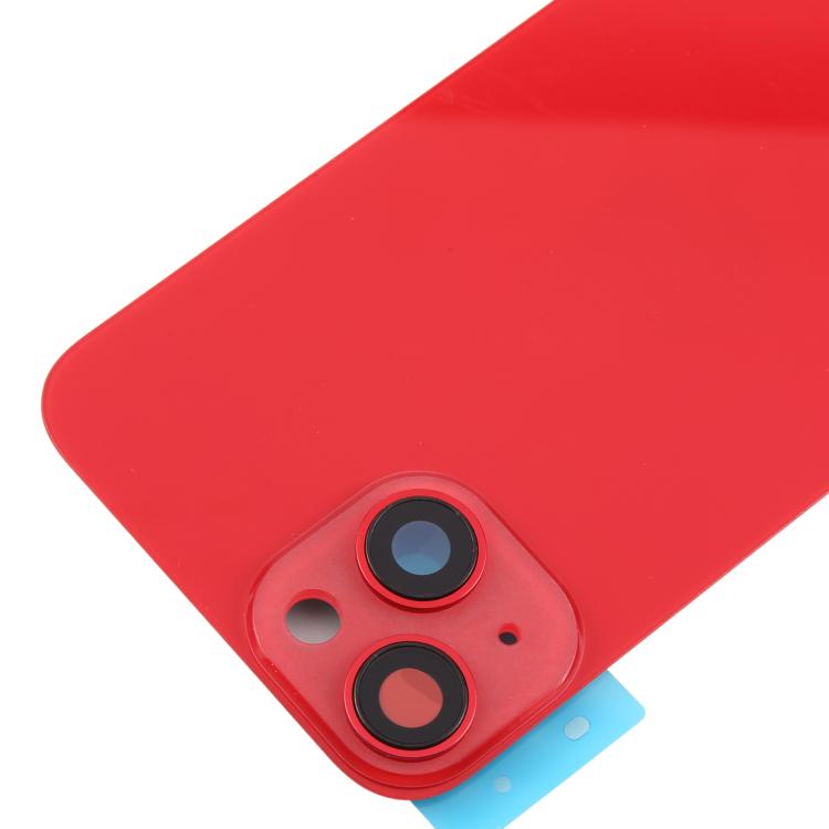 For iPhone 14 China Version Battery Back Cover with Middle Frame(Red) - Back Cover by PMc TechLife | Online Shopping South Africa | PMc TechLife | Buy Now Pay Later Mobicred