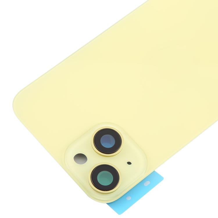 For iPhone 14 China Version Battery Back Cover with Middle Frame(Yellow) - Back Cover by PMc TechLife | Online Shopping South Africa | PMc TechLife | Buy Now Pay Later Mobicred