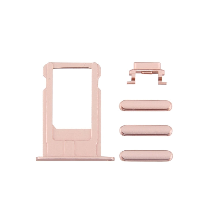 4 in 1 for iPhone 6 Plus (Card Tray + Volume Control Key + Power Button + Mute Switch Vibrator Key)(Rose Gold) - iPhone 6/6 Plus Parts by PMc TechLife | Online Shopping South Africa | PMc TechLife | Buy Now Pay Later Mobicred