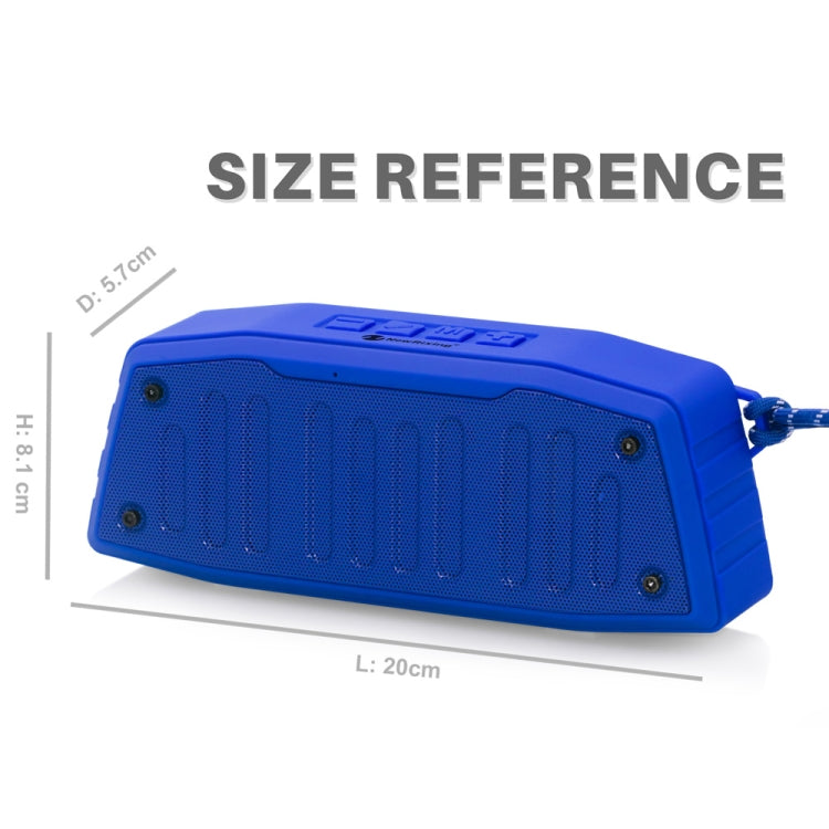 NewRixing NR-4019 Outdoor Portable Bluetooth Speaker with Hands-free Call Function, Support TF Card & USB & FM & AUX (Red) - free shipping - PMC Jewellery - Order now!