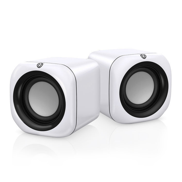 A1 Upgraded Version USB Wire-controlled 4D Stereo Sound Mini Wired Speaker, Cable Length: 1.3m(White) -  by PMC TechLife | Online Shopping South Africa | PMC TechLife | Buy Now Pay Later Mobicred