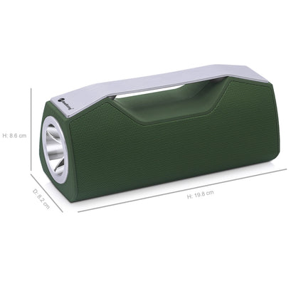 NewRixing NR-2028 Portable Lighting Wireless Bluetooth Stereo Speaker Support TWS Function Speaker (Green) - Desktop Speaker by NewRixing | Online Shopping South Africa | PMC Jewellery | Buy Now Pay Later Mobicred