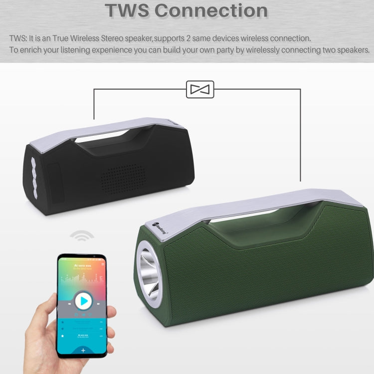 NewRixing NR-2028 Portable Lighting Wireless Bluetooth Stereo Speaker Support TWS Function Speaker (Blue) - Desktop Speaker by NewRixing | Online Shopping South Africa | PMC Jewellery | Buy Now Pay Later Mobicred