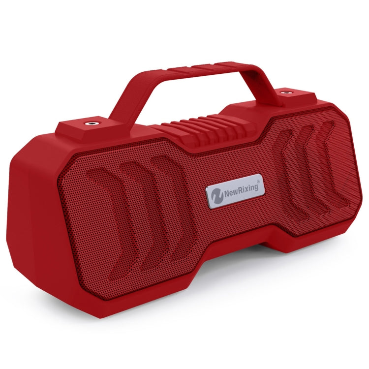 NewRixing NR-4500 Portable Wireless Bluetooth Stereo Speaker Support TWS / FM Function Speaker (Red) - free shipping - PMC Jewellery - Order now!