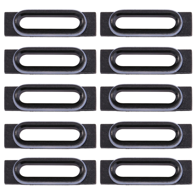 10 PCS for iPhone 7 Charging Port Retaining Brackets(Black) - iPhone 7 Parts by PMc TechLife | Online Shopping South Africa | PMc TechLife | Buy Now Pay Later Mobicred