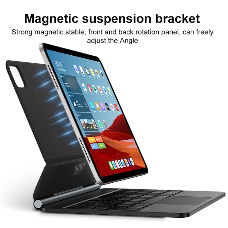 MOMAX KB3M MAG LINK Wireless Suspended Magnetic Keyboard Leather Case For iPad Pro 11 2022 / 2021 / 2020 / 2018 / Air 2022 / 2020 10.9 (Black) - For iPad Pro by MOMAX | Online Shopping South Africa | PMC Jewellery | Buy Now Pay Later Mobicred