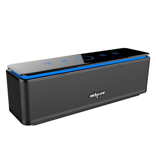 ZEALOT S7 Portable Smart Touch Stereo Bluetooth Speaker with Built-in Mic, Support Hands-Free Call & TF Card & AUX (Black) - Desktop Speaker by ZEALOT | Online Shopping South Africa | PMC Jewellery | Buy Now Pay Later Mobicred