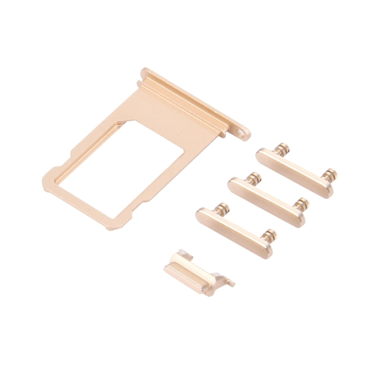 Card Tray + Volume Control Key + Power Button + Mute Switch Vibrator Key for iPhone 7 Plus(Gold) - iPhone 7 Plus Parts by PMc TechLife | Online Shopping South Africa | PMc TechLife | Buy Now Pay Later Mobicred