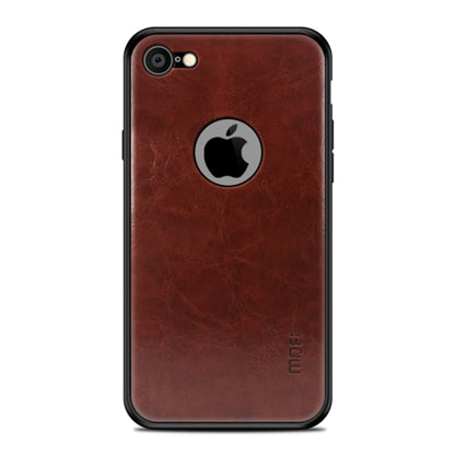 MOFI Shockproof PC+TPU+PU Leather Protective Back Case for iPhone 8(Dark Brown) - More iPhone Cases by MOFI | Online Shopping South Africa | PMC Jewellery