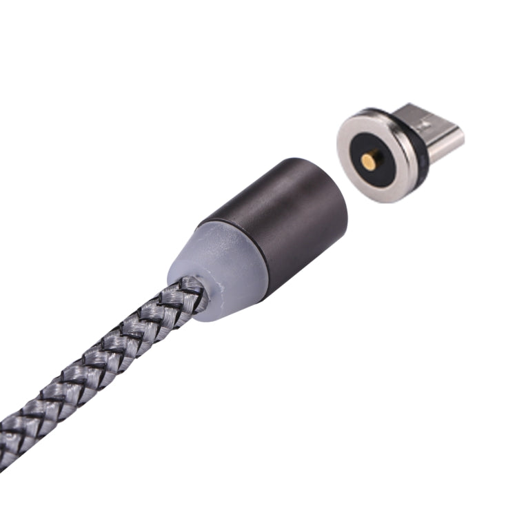 1.05m 8 Pin + Micro USB + USB-C / Type-C to USB Weave Data Sync Charging Cable with LED Indicator - free shipping - PMC Jewellery - Order now!