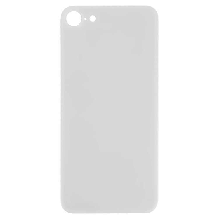 Easy Replacement Big Camera Hole Glass Back Battery Cover with Adhesive for iPhone 8(White) - iPhone 8 Parts by PMc TechLife | Online Shopping South Africa | PMc TechLife | Buy Now Pay Later Mobicred
