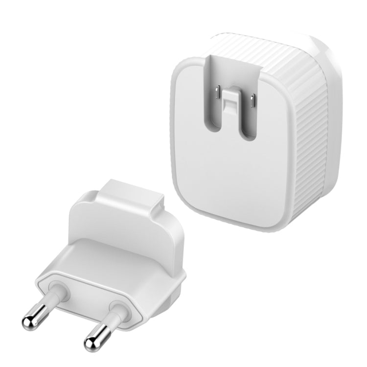 LDNIO A201 2.4A Dual USB Charging Head Travel Direct Charge Mobile Phone Adapter Charger With Micro USB Data Cable(EU Plug) - free shipping - PMC Jewellery - Order now!