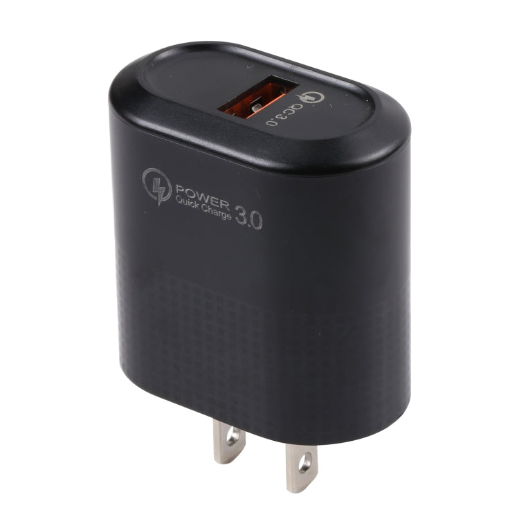 LZ-2117 18W QC3.0 3.1A USB Fast Charger, US Plug (Black) - USB Charger by PMC Jewellery | Online Shopping South Africa | PMC Jewellery | Buy Now Pay Later Mobicred
