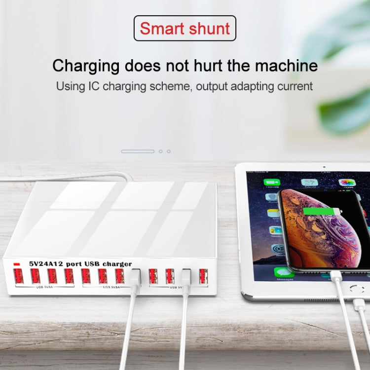 WLX-X6 120W 12 In 1 Multi-function Smart USB Charging Station - Multifunction Charger by PMC Jewellery | Online Shopping South Africa | PMC Jewellery | Buy Now Pay Later Mobicred