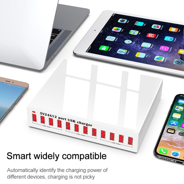 WLX-X6 120W 12 In 1 Multi-function Smart USB Charging Station - Multifunction Charger by PMC Jewellery | Online Shopping South Africa | PMC Jewellery | Buy Now Pay Later Mobicred