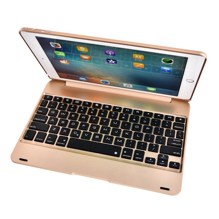 For iPad Pro 9.7 inch / iPAD Air 2 Horizontal Flip Tablet Case + Bluetooth Keyboard(Gold) - For iPad Pro by PMC TechLife | Online Shopping South Africa | PMC TechLife