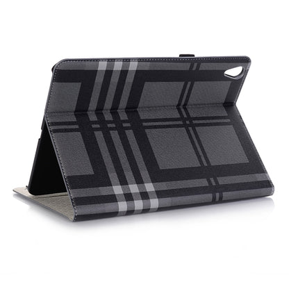 Plaid Texture Horizontal Flip PU Leather Case for iPad Air 13 2024 / iPad Pro 12.9 inch (2018), with Holder & Card Slots & Wallet (Grey) - iPad Pro 12.9 (2018) Cases by PMC Jewellery | Online Shopping South Africa | PMC Jewellery | Buy Now Pay Later Mobicred