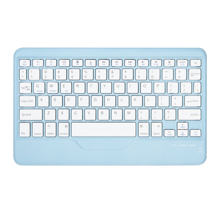 Z098B Pen Slot Bluetooth Keyboard Leather Tablet Case For iPad Air 2022/2020 (Sky Blue) - For iPad Air by PMC TechLife | Online Shopping South Africa | PMC TechLife
