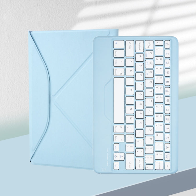 Z11B Pen Slot Bluetooth Keyboard Leather Tablet Case For iPad Pro 11 2021/2020/2018 (Sky Blue) - For iPad Pro by PMC TechLife | Online Shopping South Africa | PMC TechLife