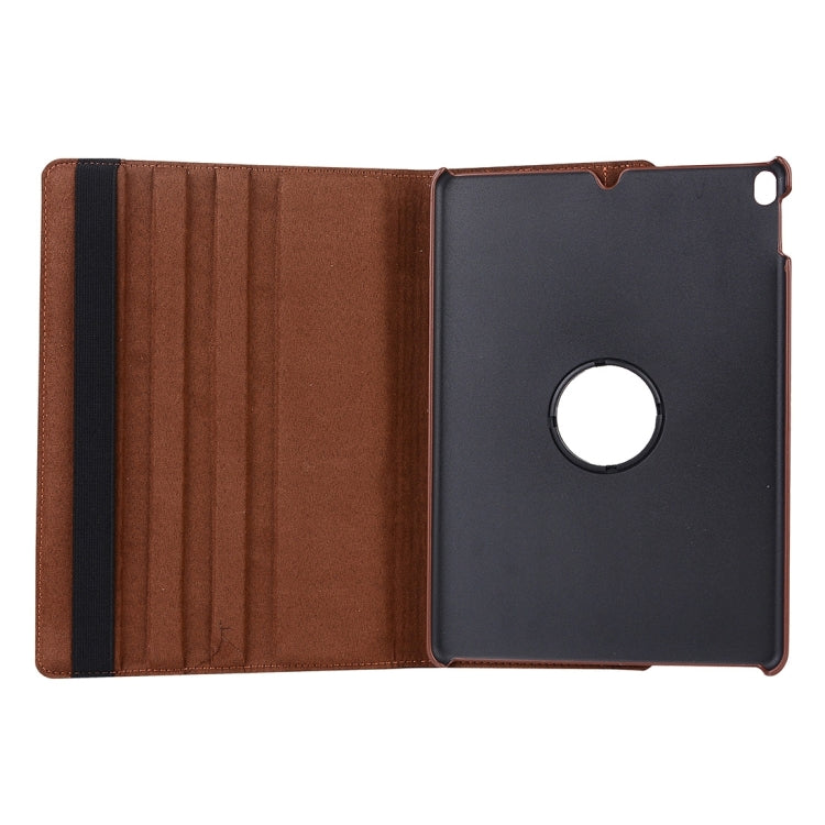 Litchi Texture 360 Degree Spin Multi-function Horizontal Flip Leather Protective Case with Holder for iPad Pro 10.5 inch / iPad Air (2019) (Brown) - iPad Pro 10.5 inch Cases by PMC Jewellery | Online Shopping South Africa | PMC Jewellery | Buy Now Pay Later Mobicred