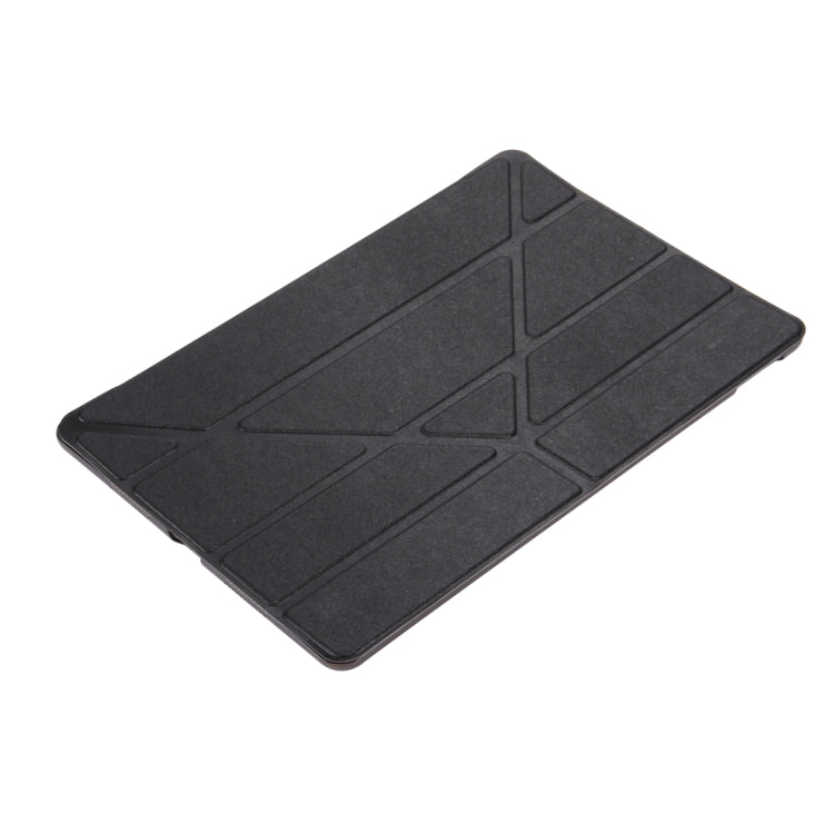For iPad Pro 10.5 inch Silk Texture Horizontal Deformation Flip Leather Case with 4-folding Holder & Sleep / Wake-up(Black) - iPad Pro 10.5 inch Cases by PMC TechLife | Online Shopping South Africa | PMC TechLife | Buy Now Pay Later Mobicred