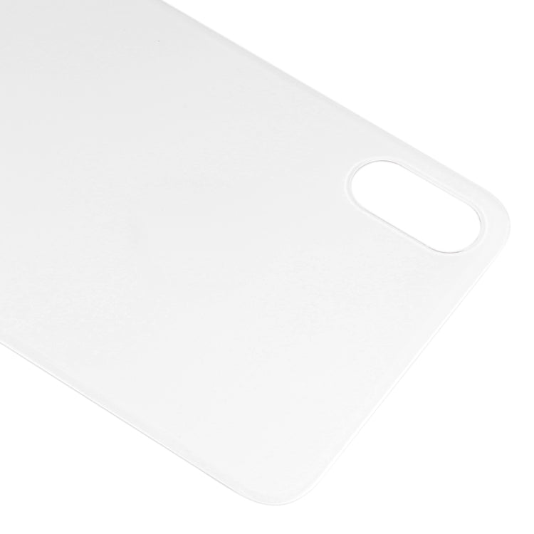 Easy Replacement Big Camera Hole Glass Back Battery Cover with Adhesive for iPhone X(White) - free shipping - PMC TechLife - Order now!