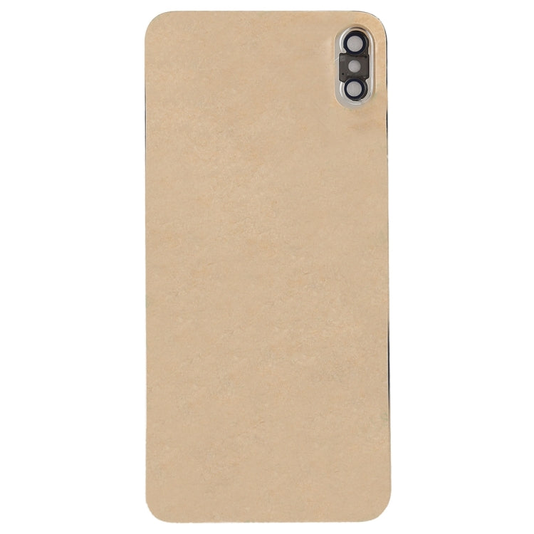 Battery Back Cover with Back Camera Bezel & Lens & Adhesive  for iPhone XS Max(Black) - Back Cover by PMc TechLife | Online Shopping South Africa | PMc TechLife | Buy Now Pay Later Mobicred