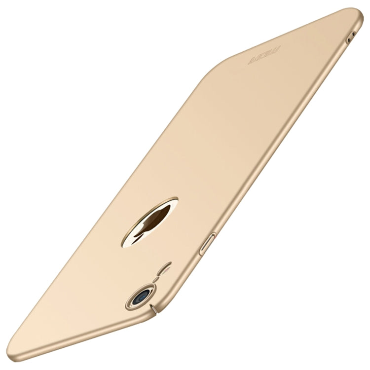 For iPhone XR MOFI Frosted PC Ultra-thin Full Coverage Case (Gold) - More iPhone Cases by MOFI | Online Shopping South Africa | PMC Jewellery