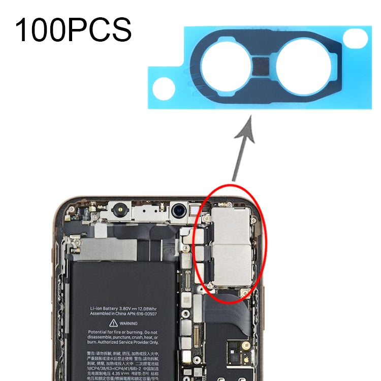 100 PCS Back Camera Dustproof Sponge Foam Pads for iPhone XS / XS Max - Camera Series by PMc TechLife | Online Shopping South Africa | PMc TechLife | Buy Now Pay Later Mobicred