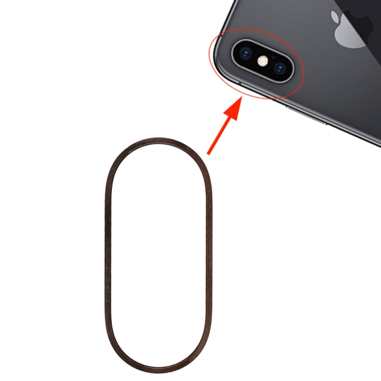 Rear Camera Glass Lens Metal Protector Hoop Ring for iPhone XS & XS Max(Gold) - Camera Series by PMC TechLife | Online Shopping South Africa | PMC TechLife