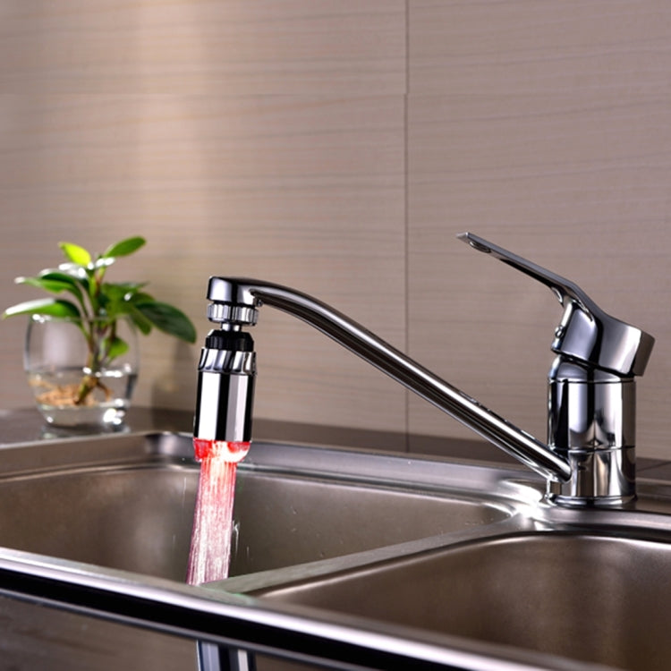 SDF-B2 1 LED ABS Temperature Sensor RGB LED Faucet Light Water Glow Shower, Size: 78 x 28mm, Interface: 22mm (Silver) - free shipping - PMC TechLife - Order now!