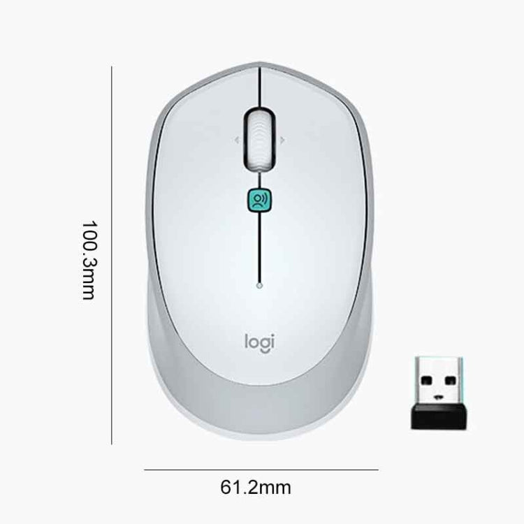 Logitech Voice M380 4 Buttons Smart Voice Input Wireless Mouse (Pink) - Wireless Mice by Logitech | Online Shopping South Africa | PMC Jewellery | Buy Now Pay Later Mobicred