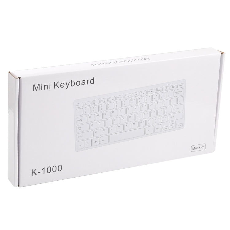 TT-A01 Ultra-thin Design Mini Wired Keyboard, German Version (Black) - Wired Keyboard by PMC TechLife | Online Shopping South Africa | PMC TechLife | Buy Now Pay Later Mobicred