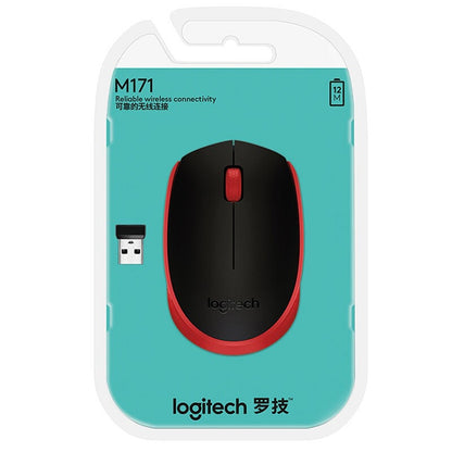 Logitech M171 1000DPI USB Wireless Mouse with 2.4G Receiver (Red) - Wireless Mice by Logitech | Online Shopping South Africa | PMC Jewellery | Buy Now Pay Later Mobicred