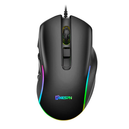 MKESPN X9 10 Buttons 7200DPI RGB Macro Definition Gaming Wired Mouse - Wired Mice by MKESPN | Online Shopping South Africa | PMC Jewellery | Buy Now Pay Later Mobicred