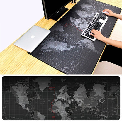 Extended Large Anti-Slip World Map Pattern Soft Rubber Smooth Cloth Surface Game Mouse Pad Keyboard Mat, Size: 60 x 30cm - Mouse Pads by PMC Jewellery | Online Shopping South Africa | PMC Jewellery