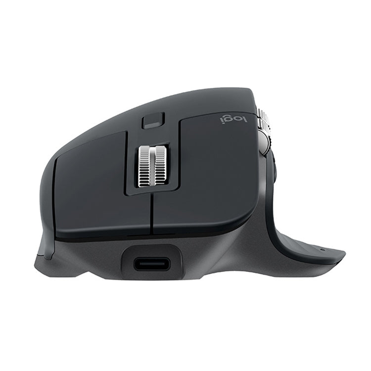 Logitech MX Master 3s 8000DPI 2.4GHz Ergonomic Wireless Bluetooth Dual Mode Mouse (Black) - Wireless Mice by Logitech | Online Shopping South Africa | PMC Jewellery | Buy Now Pay Later Mobicred