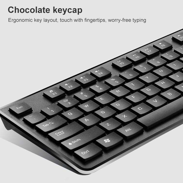 ZGB 8810 Mute Wireless Keyboard + Mouse Set (White) - free shipping - PMC Jewellery - Order now!