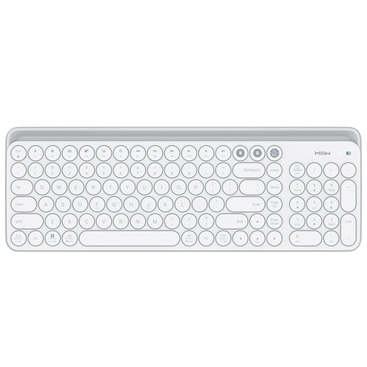 Original Xiaomi Youpin MIIIW 102 Keys Bluetooth + 2.4GHz Wireless Dual Modes Keyboard(White) - Wireless Keyboard by Xiaomi | Online Shopping South Africa | PMC Jewellery | Buy Now Pay Later Mobicred