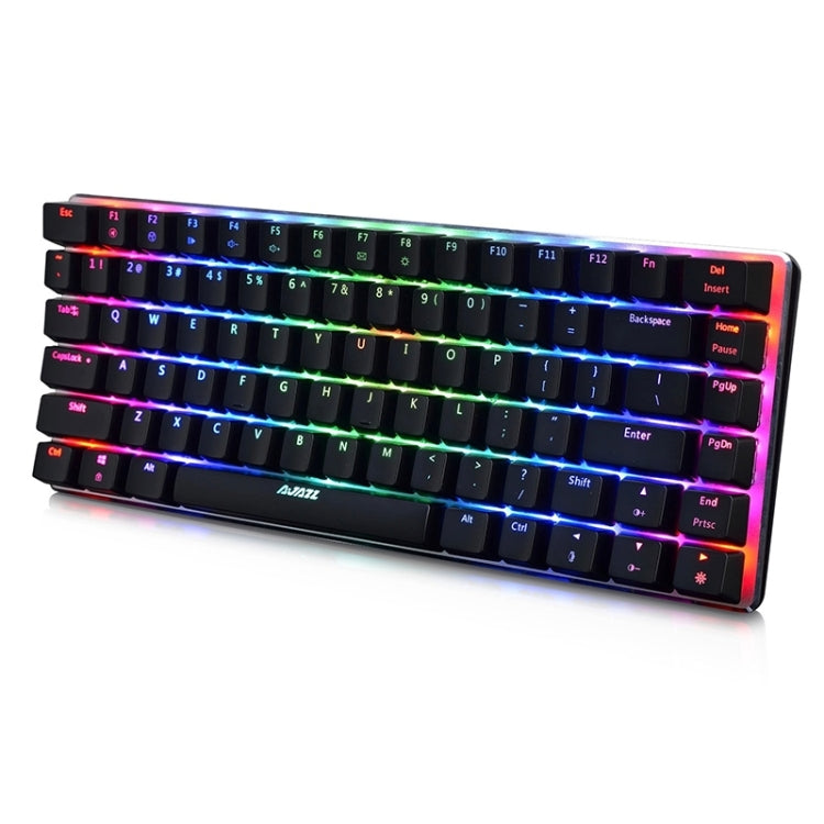 Ajazz 82 Keys Laptop Computer RGB Light Gaming Mechanical Keyboard (Black Blue Shaft) - Wired Keyboard by Ajazz | Online Shopping South Africa | PMC Jewellery | Buy Now Pay Later Mobicred