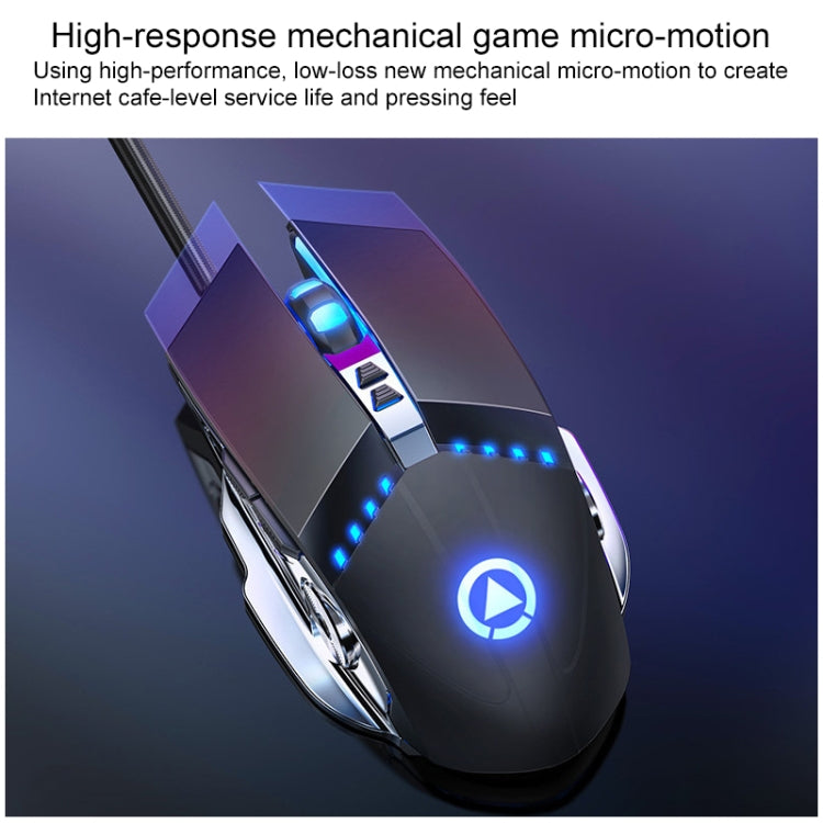 YINDIAO V2 Silent Mechanical Feel Gaming Keyboard Mouse Set (Black) - free shipping - PMC Jewellery - Order now!