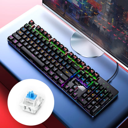 YINDIAO ZK-3 USB Mechanical Gaming Wired Keyboard, Blue Shaft (Black) - Wired Keyboard by YINDIAO | Online Shopping South Africa | PMC Jewellery | Buy Now Pay Later Mobicred