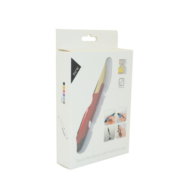 PR-03 2.4G USB Receiver Adjustable 1600 DPI Wireless Optical Pen Mouse for Computer PC Laptop Drawing Teaching (Red) - Wireless Mice by PMC Jewellery | Online Shopping South Africa | PMC Jewellery | Buy Now Pay Later Mobicred