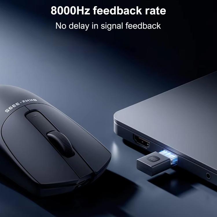 Original Xiaomi  Mouse X1 Wired Wireless 2.4G TTC Micro Switches 8000Hz 26000 DPI Gaming Mouse (White) - free shipping - PMC TechLife - Order now!