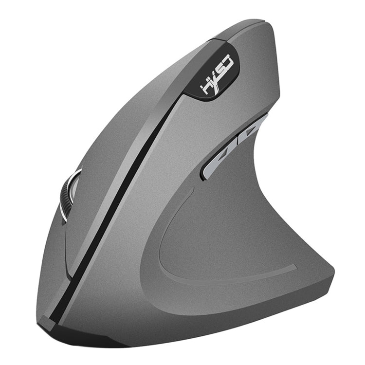 HXSJ T24 6 Buttons 2400 DPI 2.4G Wireless Vertical Ergonomic Mouse with USB Receiver(Grey) - free shipping - PMC Jewellery - Order now!