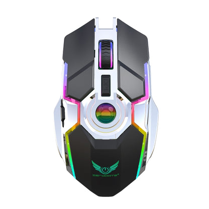 ZERODATE T30 2.4GHz 2400DPI Three-speed Adjustable RGB Backlight Wireless Optical Mouse (Black) - Wireless Mice by ZERODATE | Online Shopping South Africa | PMC Jewellery | Buy Now Pay Later Mobicred