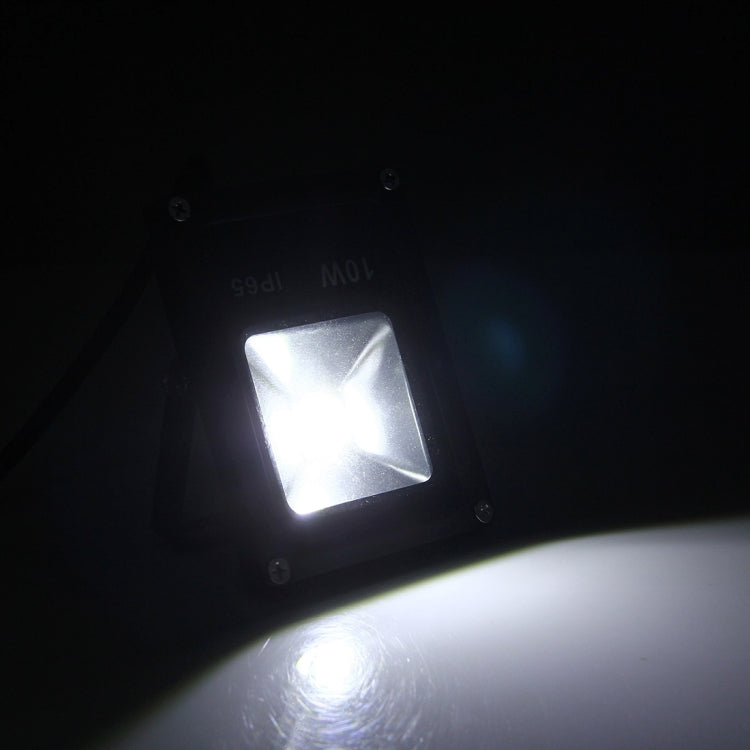 10W IP65 Waterproof White Light LED Floodlight, 900LM Lamp, AC 85-265V - Floodlights by PMC Jewellery | Online Shopping South Africa | PMC Jewellery | Buy Now Pay Later Mobicred