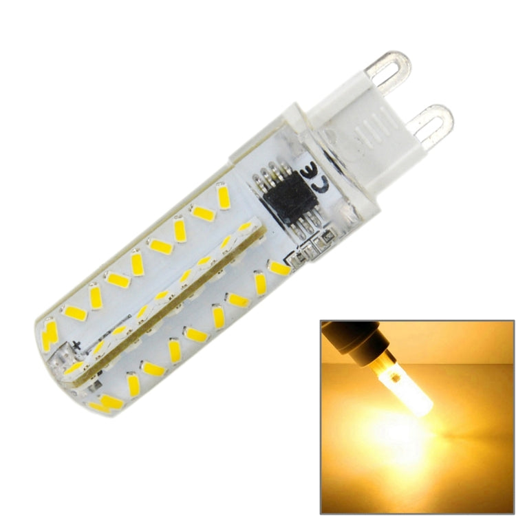 G9 5W 450LM 72 LED SMD 3014 Dimmable Silicone Corn Light Bulb,  AC 110V (Warm White) - LED Blubs & Tubes by PMc TechLife | Online Shopping South Africa | PMc TechLife | Buy Now Pay Later Mobicred