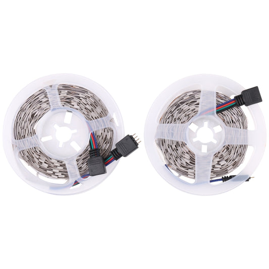 2pcs Bare Board 5050 SMD RGB LED Rope Light, 30 LED/m, Length: 5m, 12V 2A 100-240V, with 24 Keys Doodle Controller (AU Plug) - Bare Board Light by PMC Jewellery | Online Shopping South Africa | PMC Jewellery | Buy Now Pay Later Mobicred